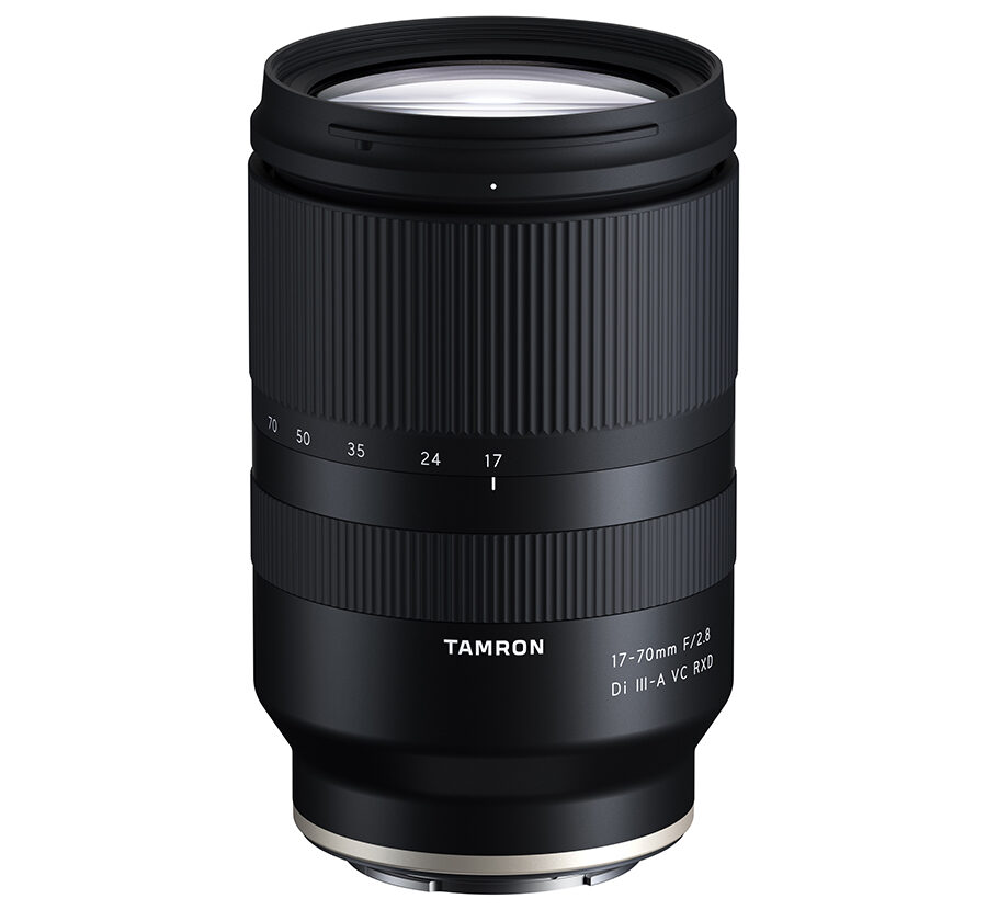 A photo of the Tamron 17-70mm lens, which has been highlighted in this videography techniques for beginners.