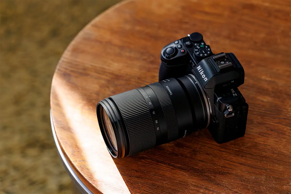 Tamron 17-70mm F2.8 lens mounted on a Nikon Z50II camera.